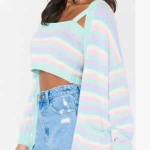 Show Me Your Mumu Sweater Tank 90’s size L